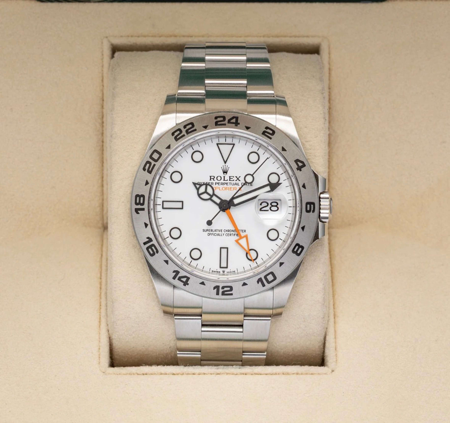 Rolex Explorer II 226570 42mm Stainless Steel Black Dial GMT
