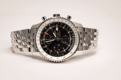 Breitling Navitimer World Chronograph GMT 46 mm – Black Dial – Ref. A2432212/B726