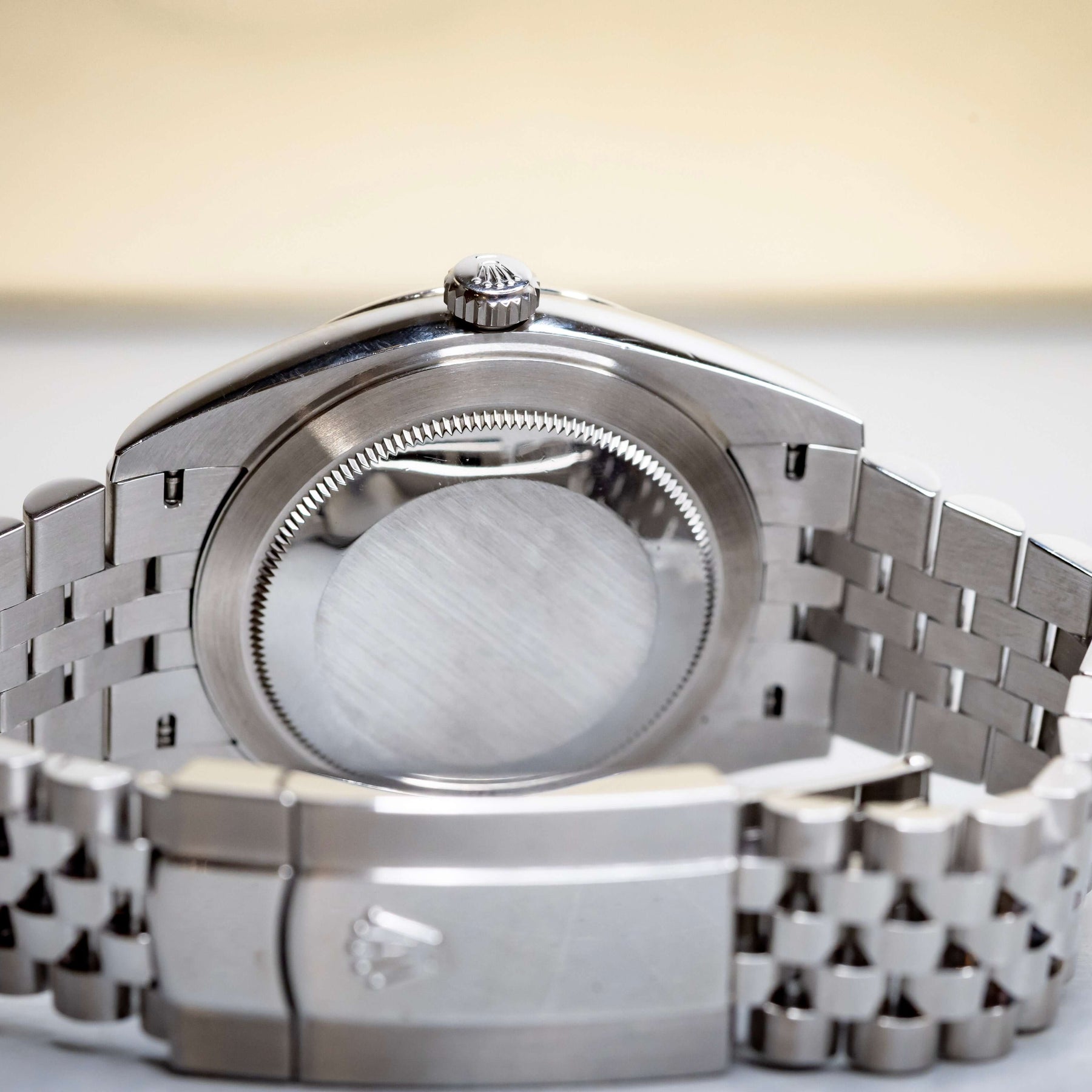 2020 Rolex DateJust 41 Slate Dial Fluted Bezel Jubilee 126334 – Full Set back view showing Jubilee bracelet.