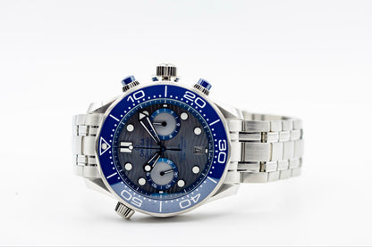 2023 Omega Seamaster Diver 300M Chronograph Complete Set