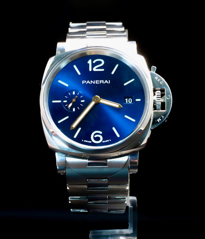 Panerai Luminor Due PAM01124 – Blue Sun-Brushed Dial