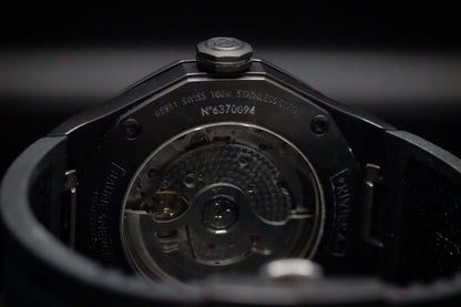 Baume & Mercier Riviera Automatic Skeleton Black-Steel ADLC (Ref. 10617)