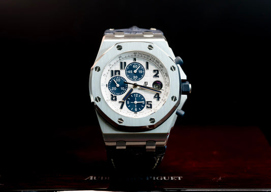 Audemars Piguet Royal Oak Offshore - Ref. 26170ST.OO.D305CR.01 | White Dial with Blue Accents | 42mm | Automatic Chronograph
