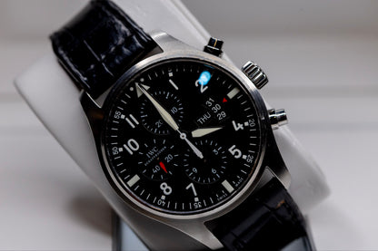 IWC Pilots Watch Chrono Original Box & Papers GREAT PRICE