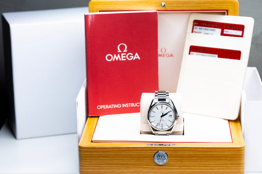 2017 Omega Aqua Terra Complete Original Box & Papers