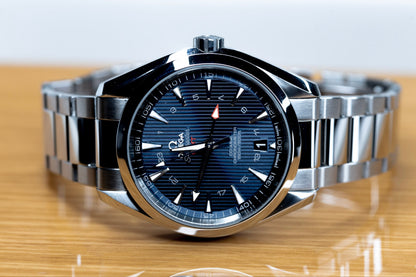 Omega Seamaster Aqua Terra GMT (Discontinued Dated 2025) Complete Set!