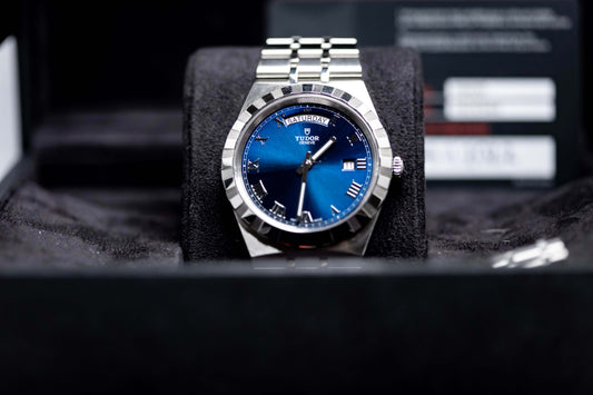 Tudor Royal 41 Blue Dial Day Date Stainless Steel M28600-0005