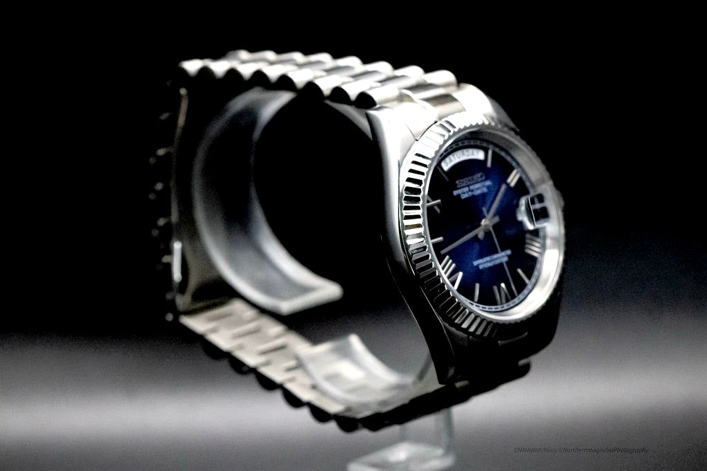 Seiko Mod Day-Date Blue Roman image 2