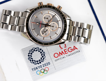 2020 Omega Speedmaster Chrono "Tokyo" Limited Edition Complete Set!