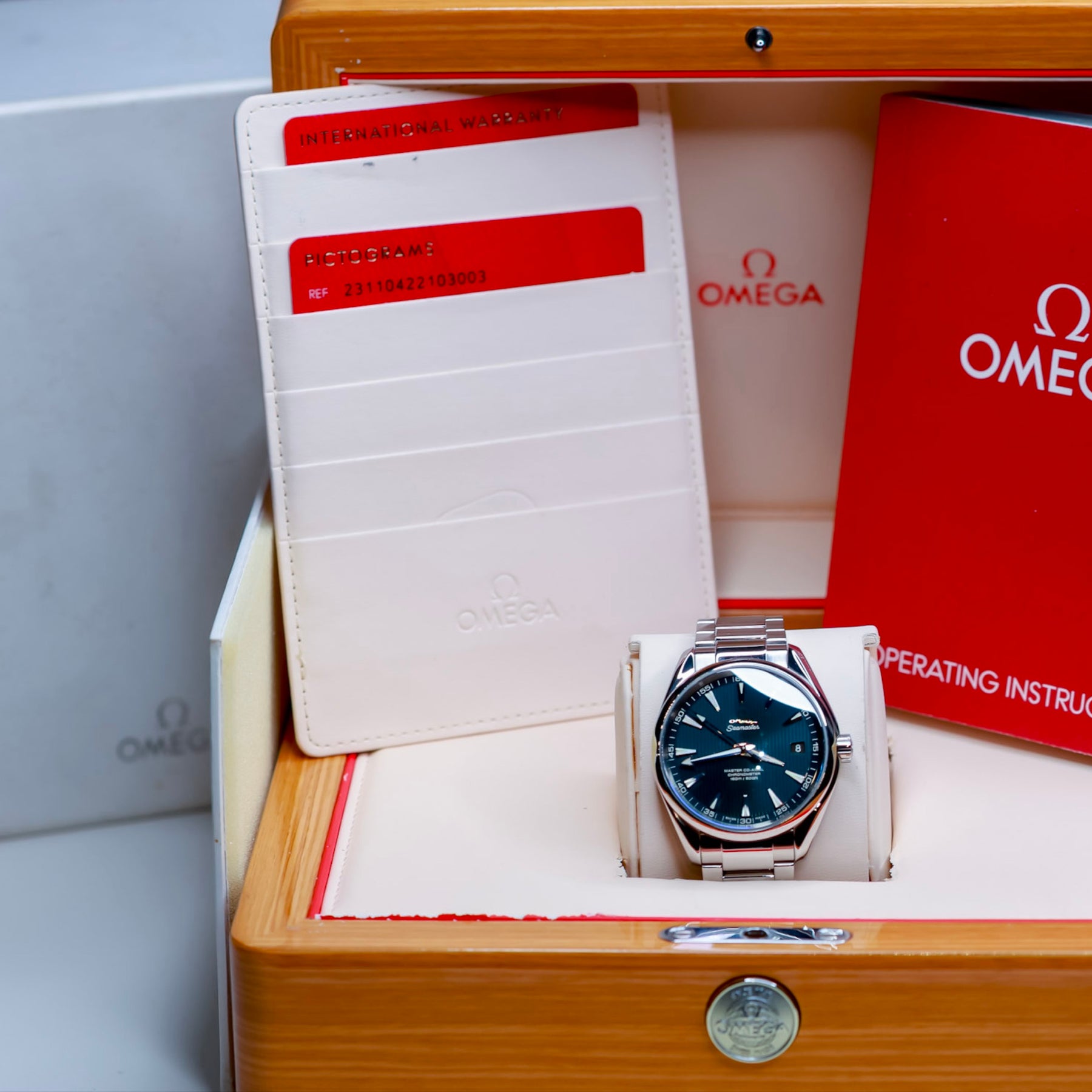 Omega Seamaster Aqua Terra 41.5mm Blue Dial Stainless Steel Automatic