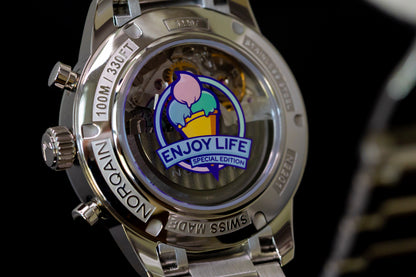 Norqain Freedom 60 Chrono 40mm – “Enjoy Life” Ice Cream Limited Edition | Full Set | BNIB