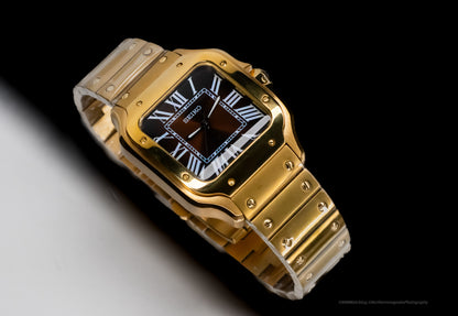 SeikoMod Santos RoseGold image 5