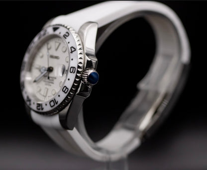 Seikomod White Yachtmaster on Strap image 1