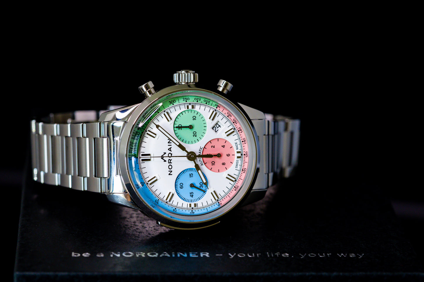 Norqain Freedom 60 Chrono 40mm – “Enjoy Life” Ice Cream Limited Edition | Full Set | BNIB