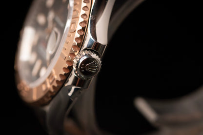 2023 Rolex Yacht-Master 40 126621-0002 Everose Gold & Oystersteel Black Dial 40mm Automatic