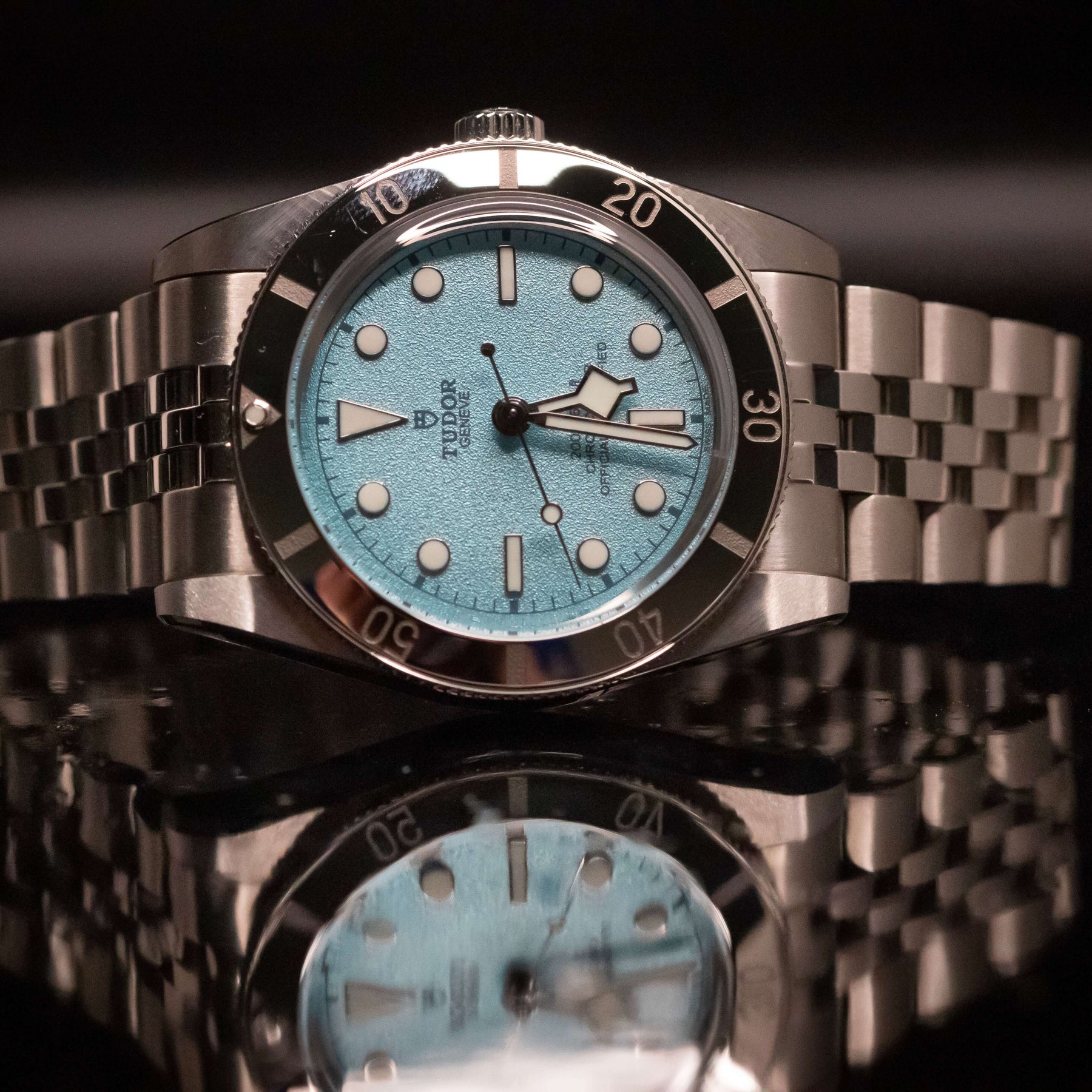 Tudor Black Bay 54 Lagoon Blue - Ref. 79000-0001, 37mm automatic diver watch with Lagoon Blue dial and bezel.