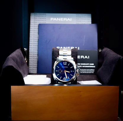 Panerai Luminor Due PAM01124 – Blue Sun-Brushed Dial