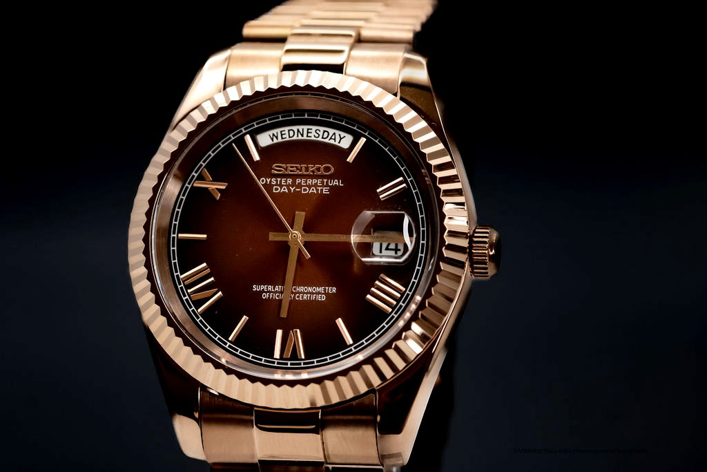 Seiko Mod Day-Date Chocolate image 2