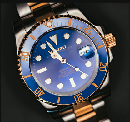 Seikomod "Bluesy" Two-tone Diver  image 4