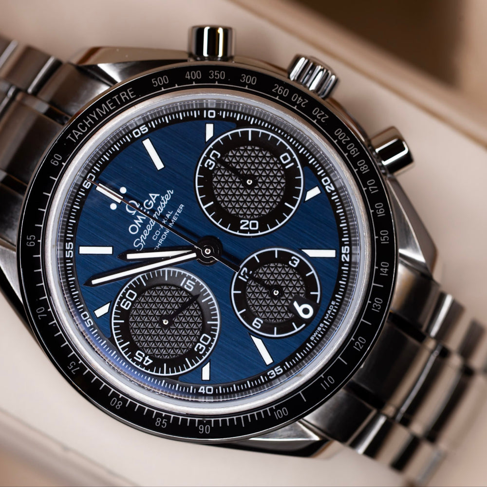2017 Omega Speedmaster Racing Complete Original Box & Papers