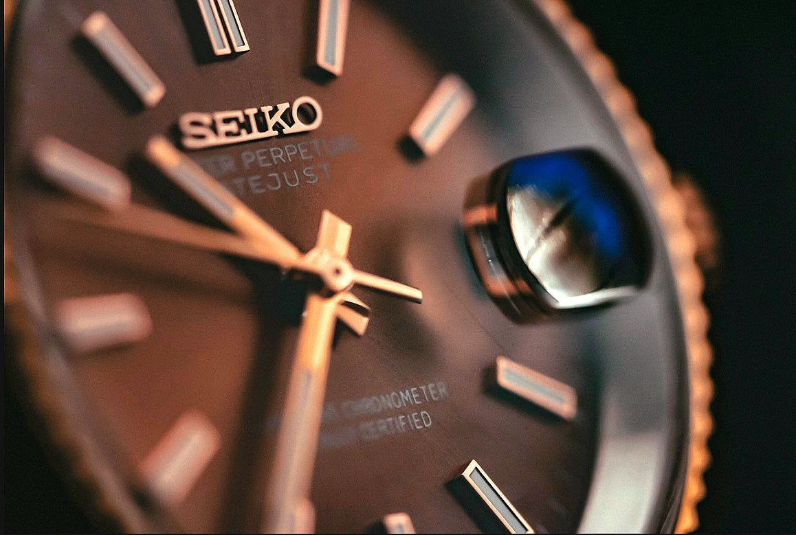 Seikomod Chocolate Two Tone DateJust image 3