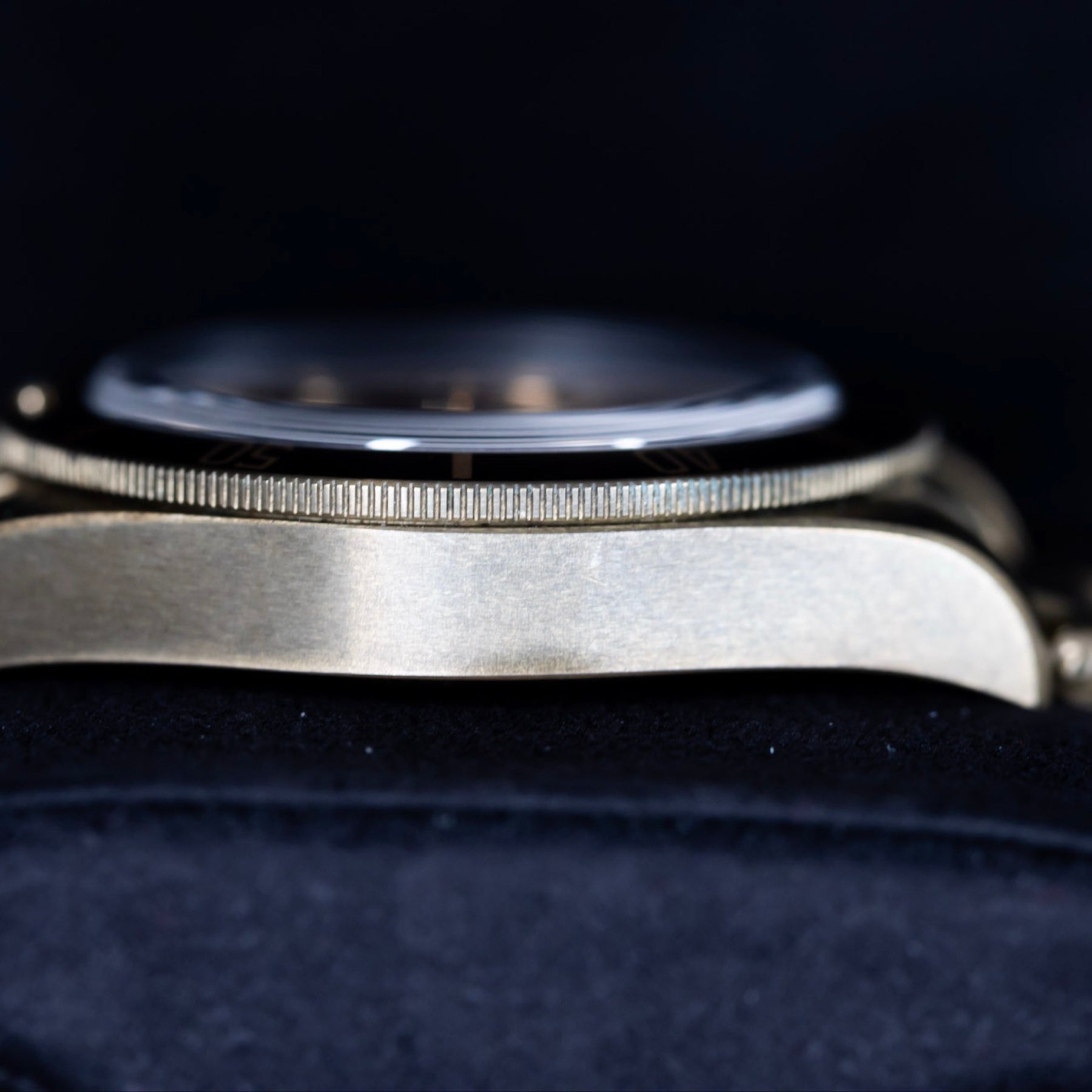 2022 Tudor Black Bay Fifty-Eight bronze watch showcasing its elegant bronze case detail.