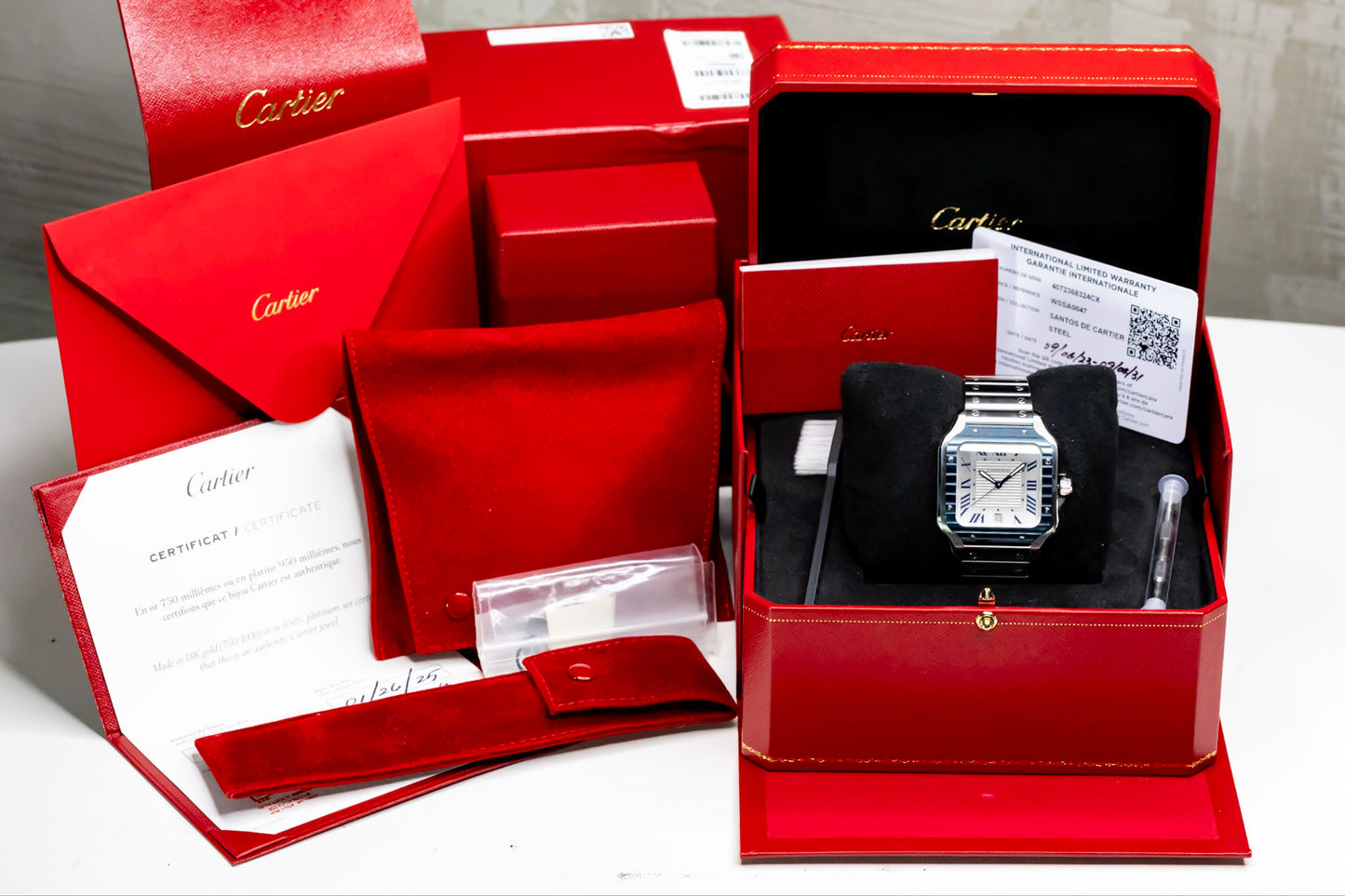 2023 Cartier Santos De Cartier Complete Original Box & Papers