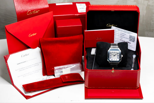 2023 Cartier Santos De Cartier Complete Original Box & Papers