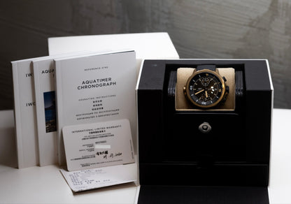 2019 IWC Aquatimer Chronograph Charles Darwin Complete Set