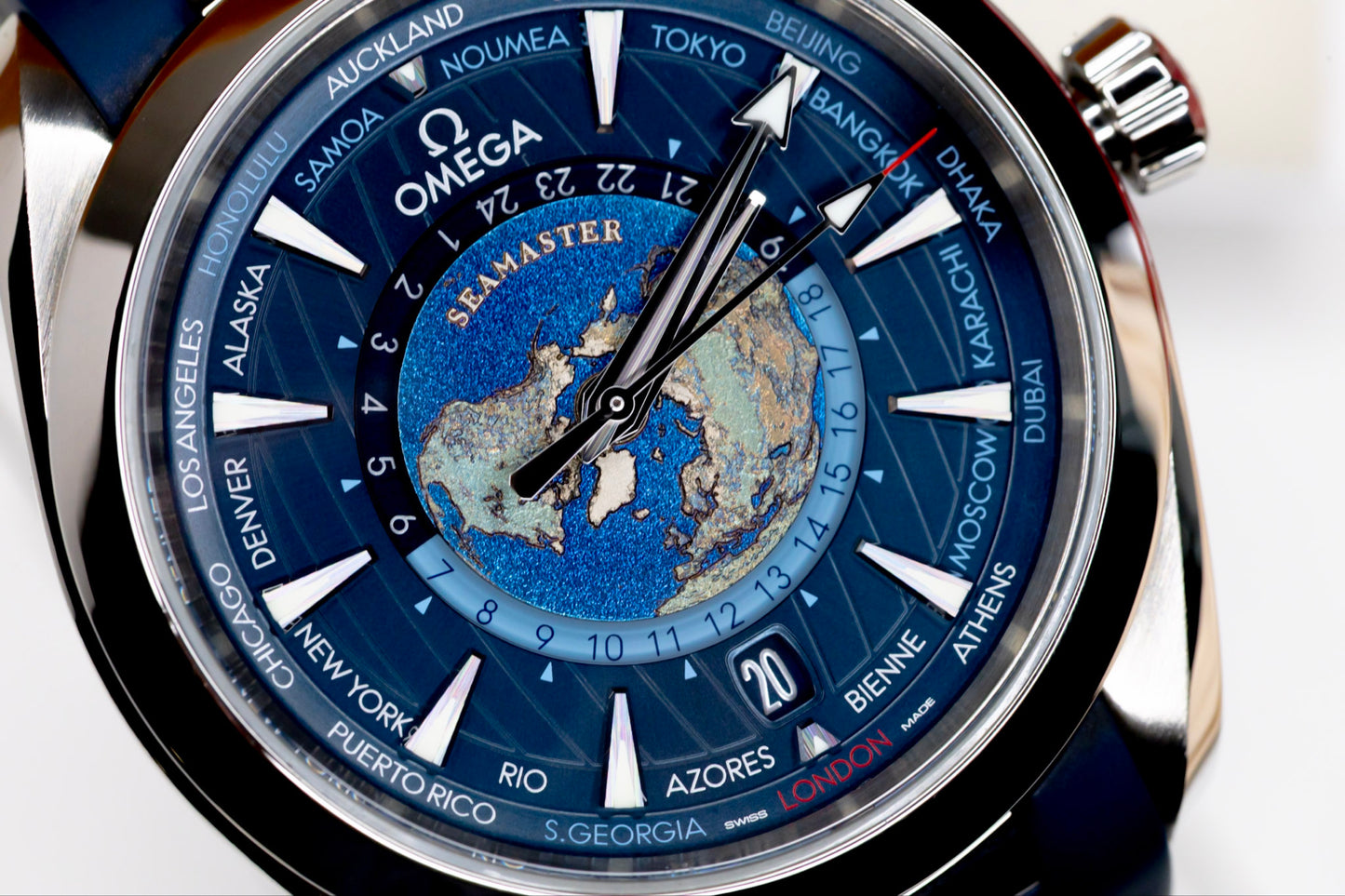 2025 Omega Seamaster Aqua Terra "World Timer" Complete Set