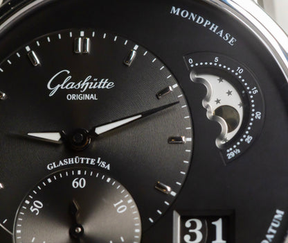 Glashütte Original PanoMaticLunar 1-90-02-43-32-24 Grey Dial 40mm Automatic Big Date