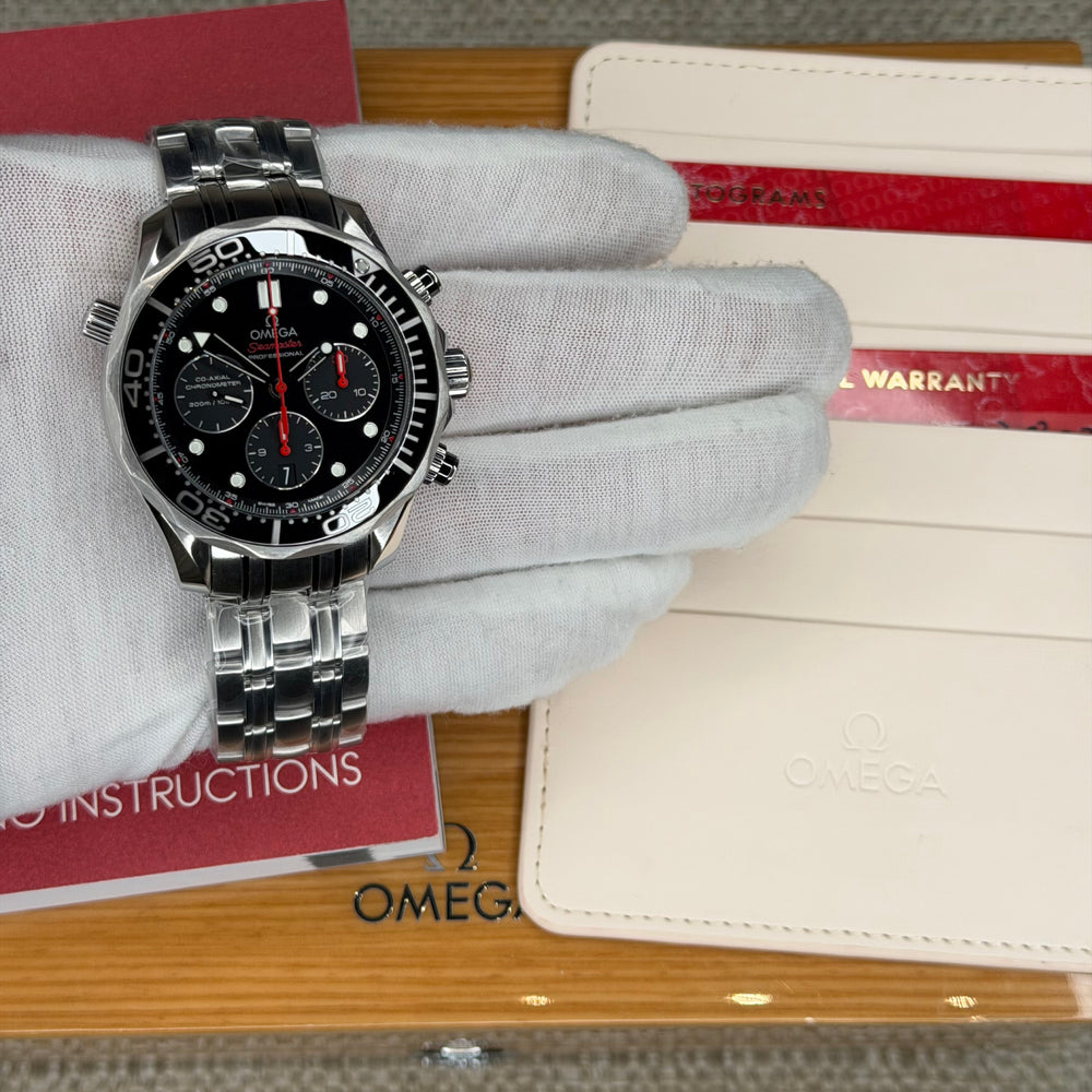 Omega Seamaster Diver 300M Chronograph 44mm Black Dial Ref. 212.30.44.50.01.001