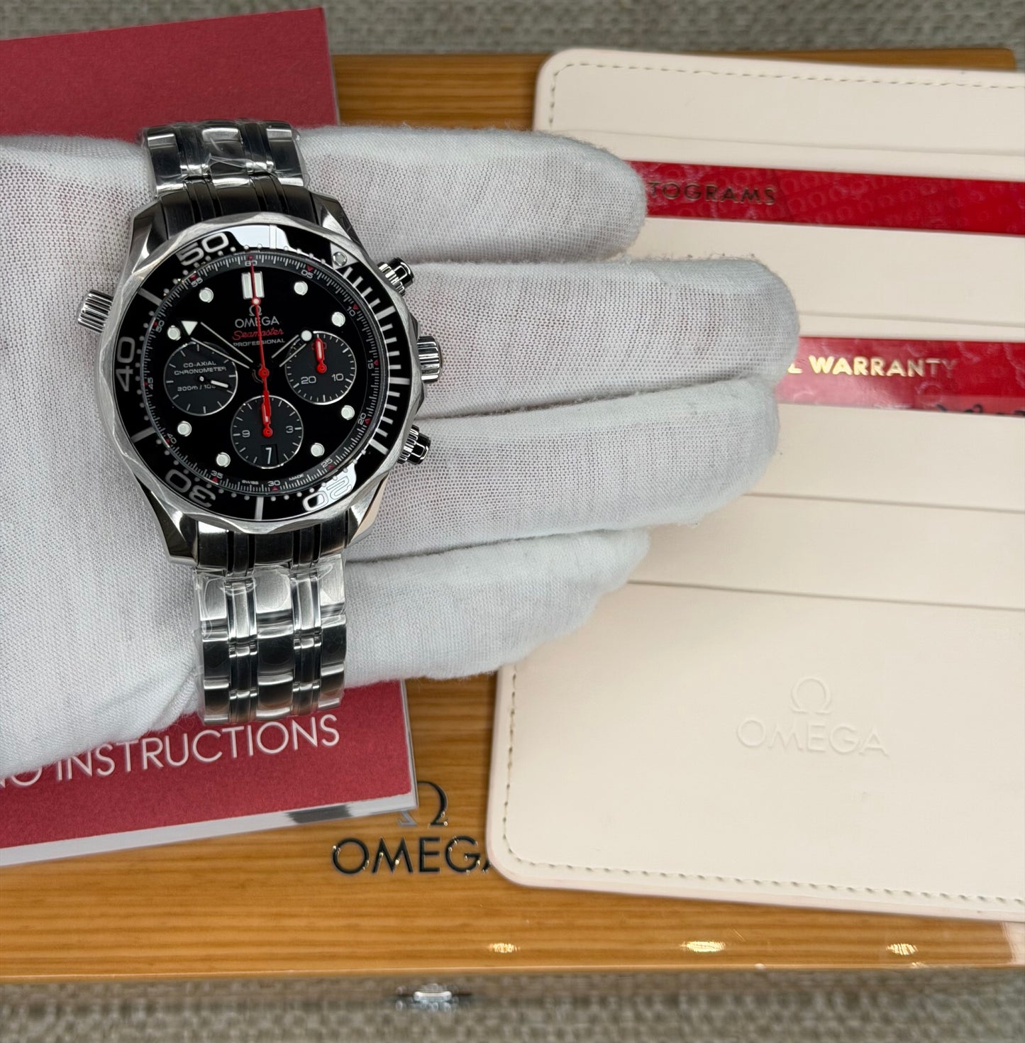 Omega Seamaster Diver 300M Chronograph 44mm Black Dial Ref. 212.30.44.50.01.001