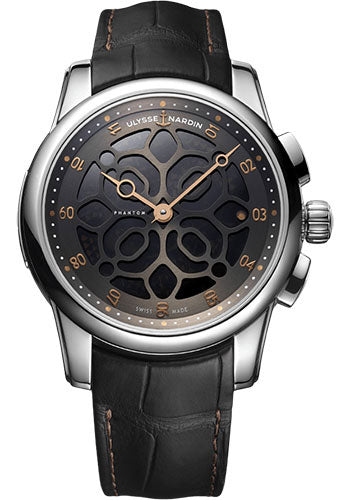 Ulysse Nardin Hourstriker Phantom 43 mm - Steel Case - Other Phantom Dial - Leather Strap