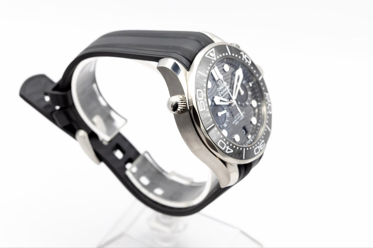 2025 Omega Seamaster Diver 300M Chronograph Complete Set