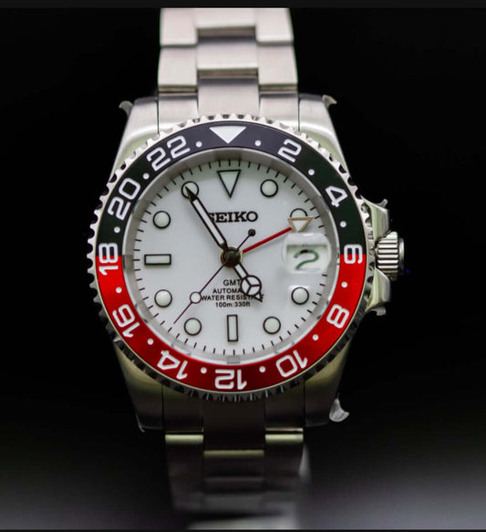 Seikomod Coke GMT -White  dial  image 0