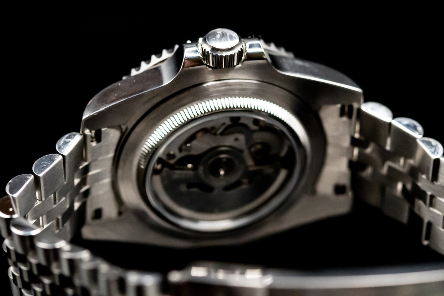 Seikomod Black on Black GMT