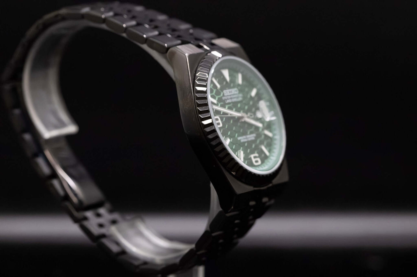 Black Seiko Mod Land Dweller