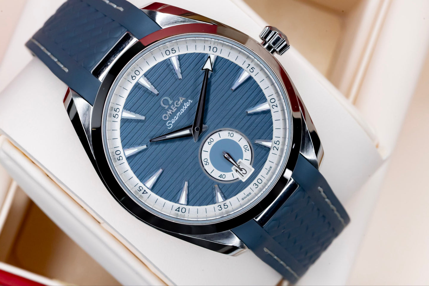 2025 Omega Seamaster Aqua Terra "Small Seconds" Complete Set