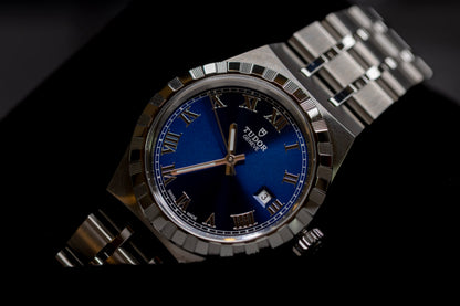 Tudor Royal 28300 Blue Dial 28mm Automatic Steel Integrated Bracelet Date