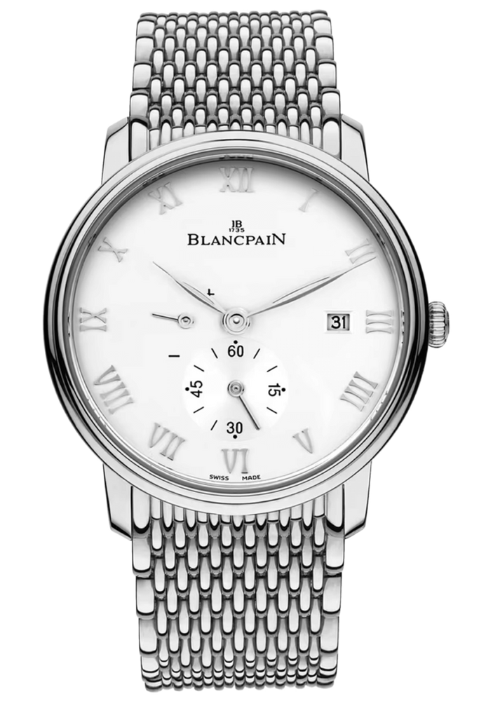 Blancpain Villeret Ultraplate Power Reserve Steel Ultra-Slim Men's Watch - 6606 1127 MMB