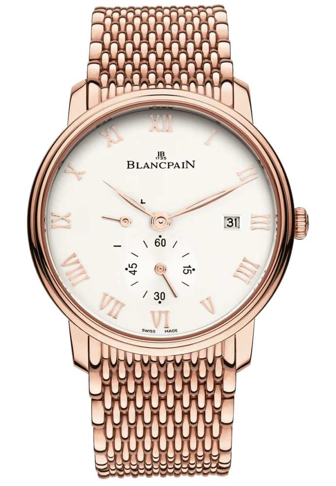 Blancpain Villeret Ultraplate Power Reserve Red Gold Ultra-Slim Men's Watch - 6606 3642 MMB