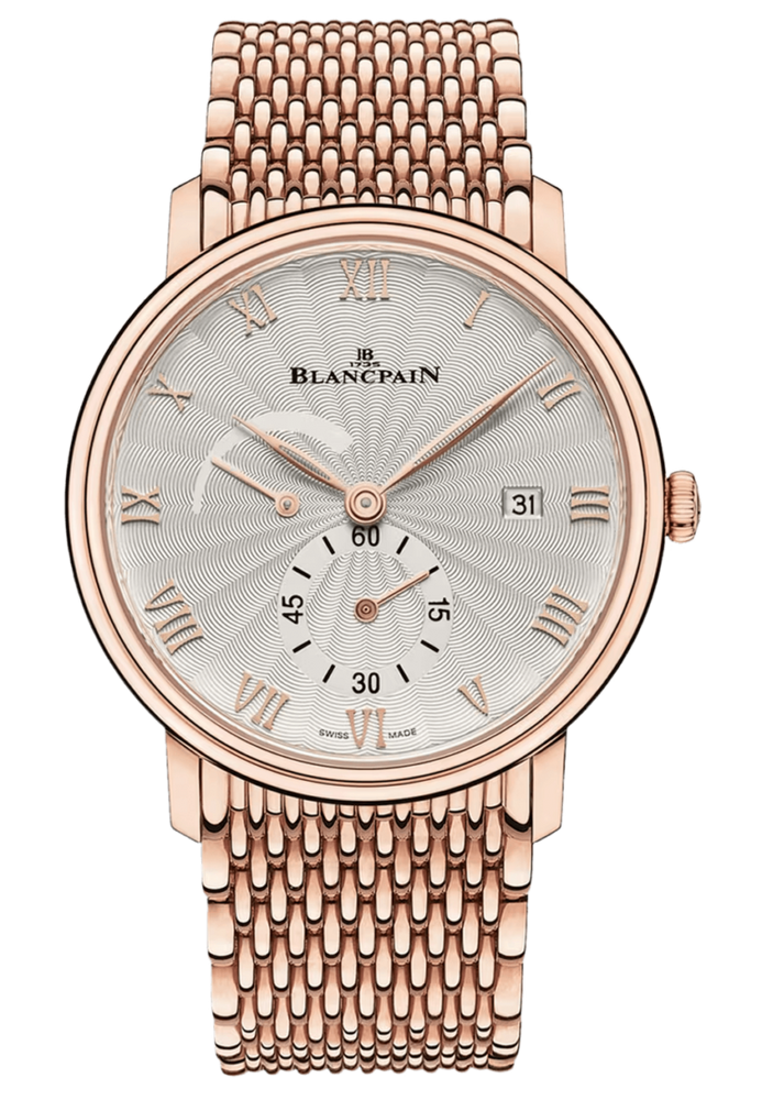 Blancpain Villeret Ultraplate Power Reserve Ultra-Slim Red Gold Men's Watch - 6606A 3642 MMB