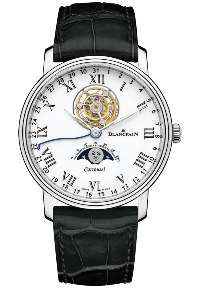 Blancpain Villeret Carrousel Phases de Lune Limited Edition Men's Watch - 6622L 3431 55B