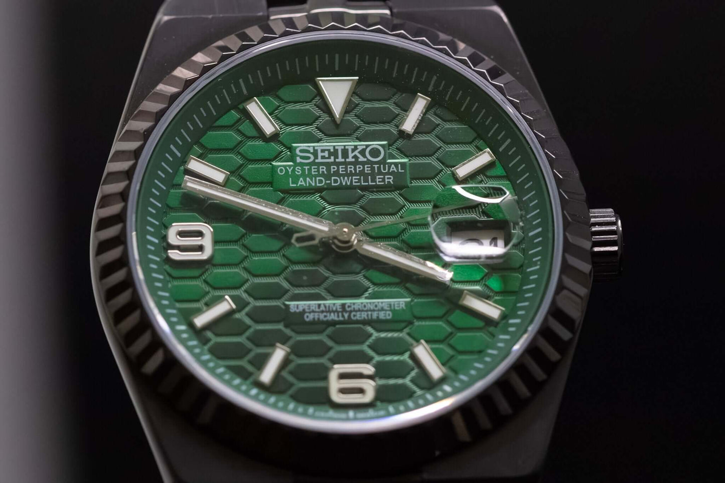 Black Seiko Mod Land Dweller