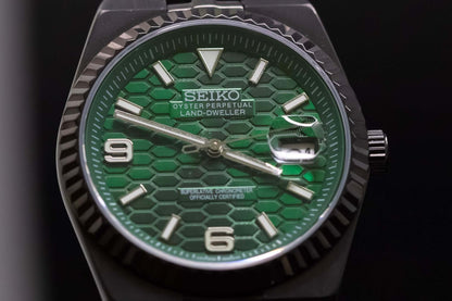 Black Seiko Mod Land Dweller