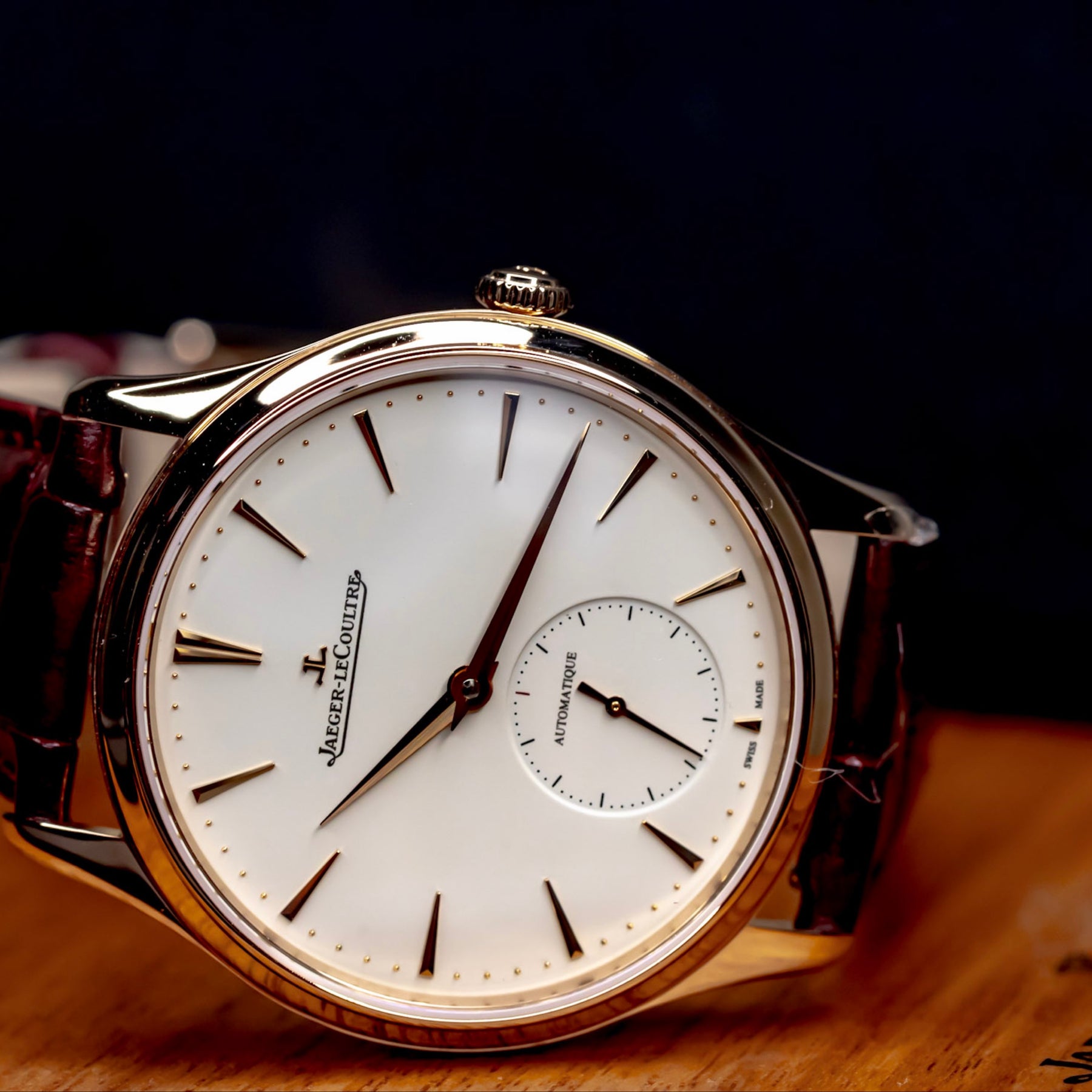 2021 Jaeger-LeCoultre Master Ultra Thin Small Seconds 18k Gold
