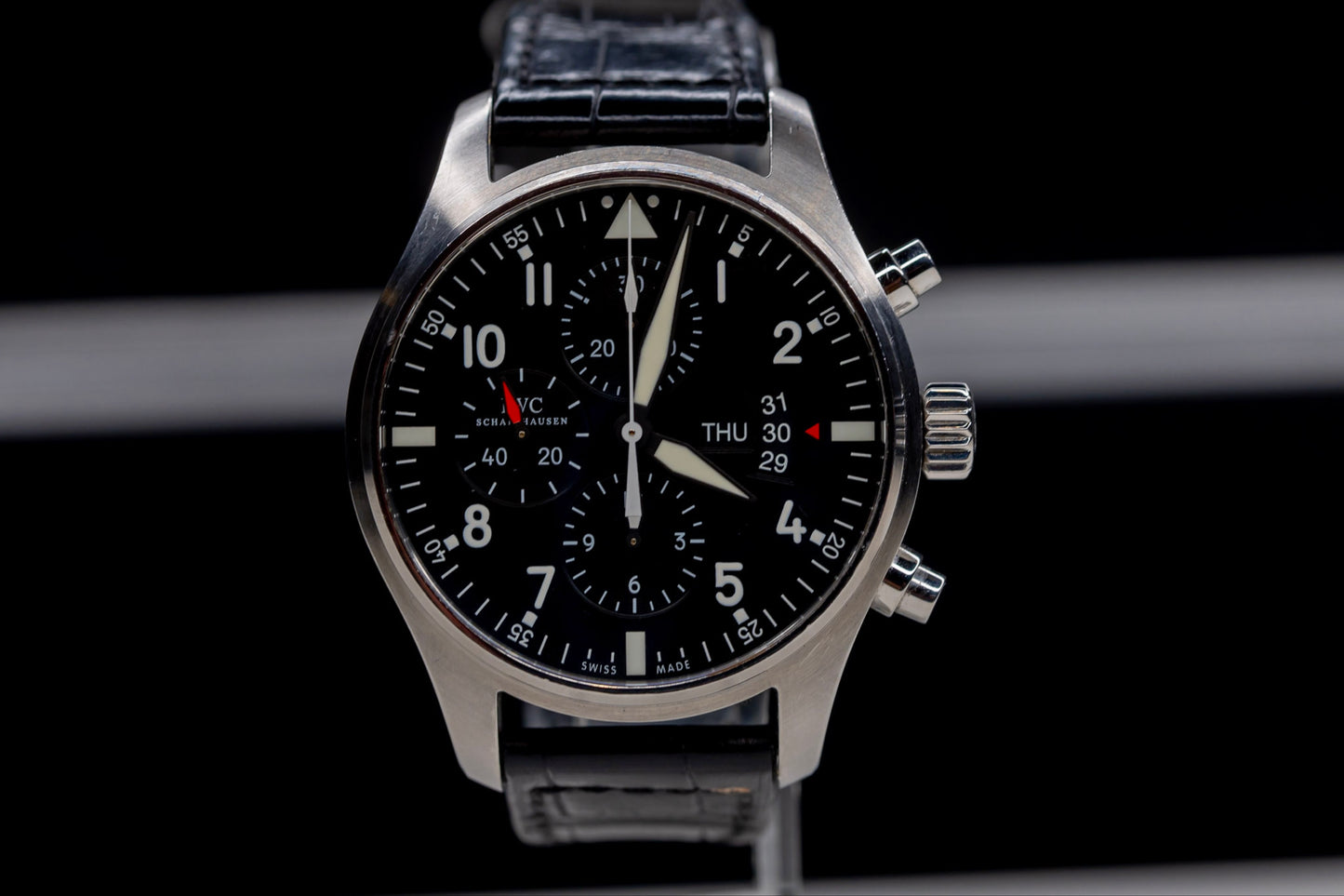 IWC Pilots Watch Chrono Original Box & Papers GREAT PRICE