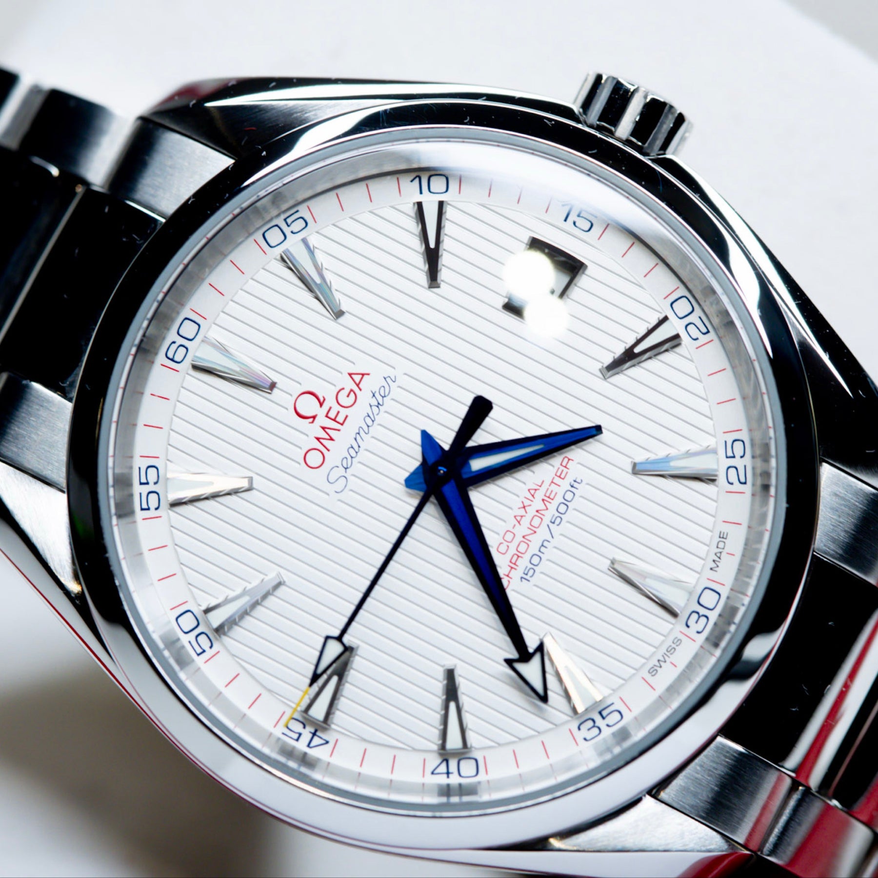 2018 Omega Seamaster Aqua Terra Complete Original Box & Papers