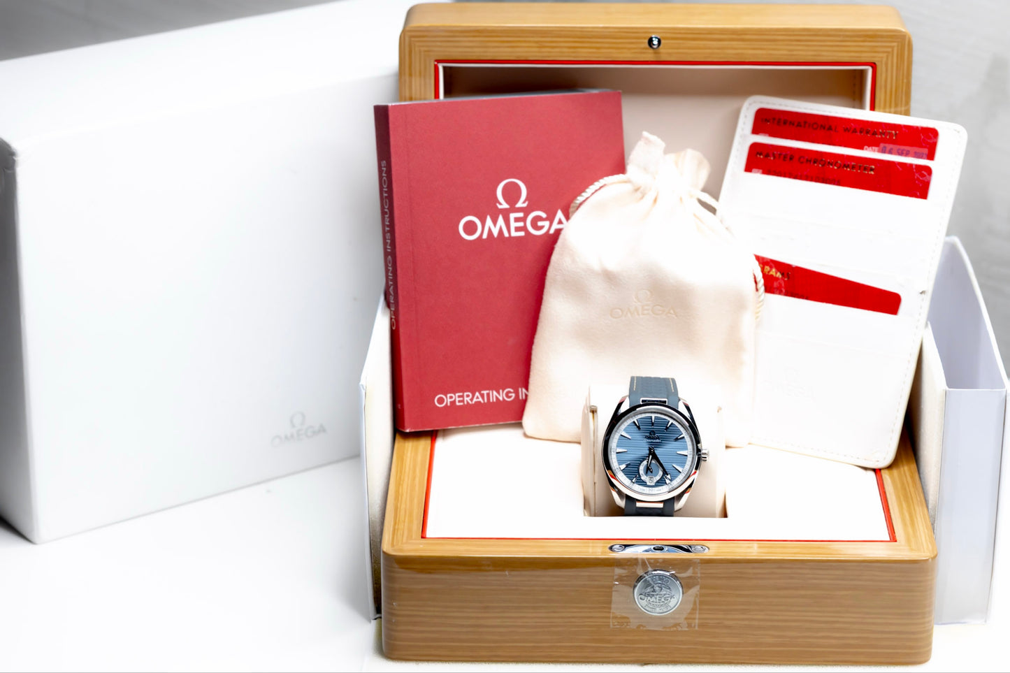 2025 Omega Aqua Terra "Small Seconds" Complete Set!